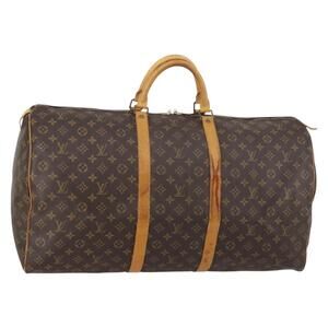 LOUIS VUITTON Monogram Keepall 60 Boston Bag M41422 LV Auth 145411
